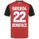 Bayer Leverkusen Victor Boniface 22 Hjemmedrakt Herre 2024/2025