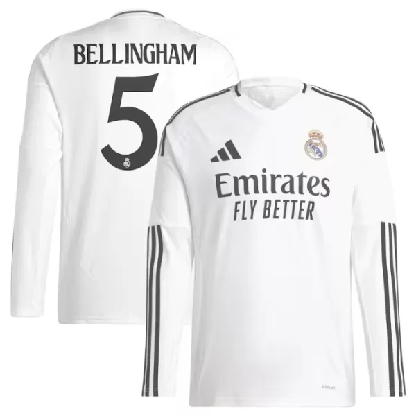 Real Madrid Bellingham 5 Hjemmedrakt Herre 2024/2025 Langermet