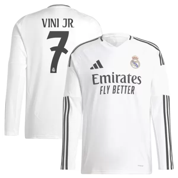 Real Madrid Vini JR 7 Hjemmedrakt Herre 2024/2025 Langermet