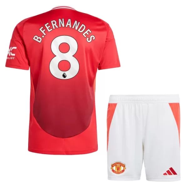 Manchester United Bruno Fernandes 8 Hjemmedrakt Barn 2024/2025 - med Bukse