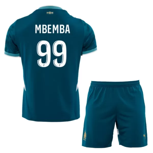 Olympique de Marseille Mbemba 99 Bortedrakt Barn 2024/2025 - med Bukse