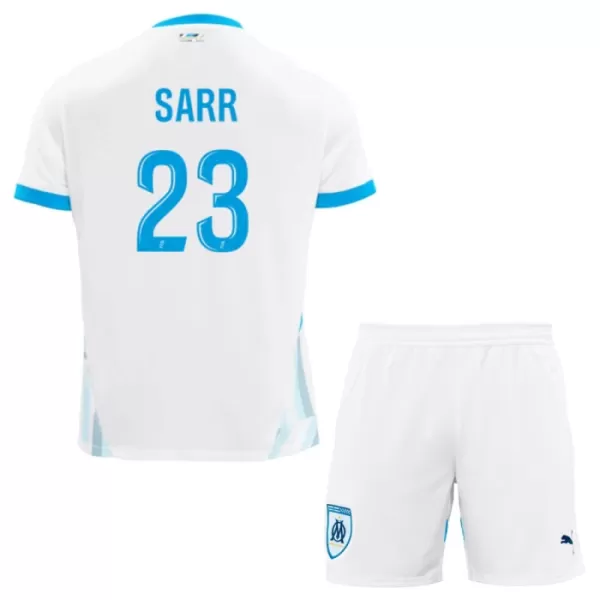 Olympique de Marseille Sarr 23 Hjemmedrakt Barn 2024/2025 - med Bukse