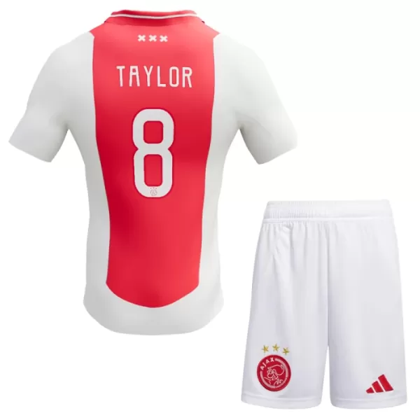 Ajax Amsterdam Kenneth Taylor 8 Hjemmedrakt Barn 2024/2025 - med Bukse