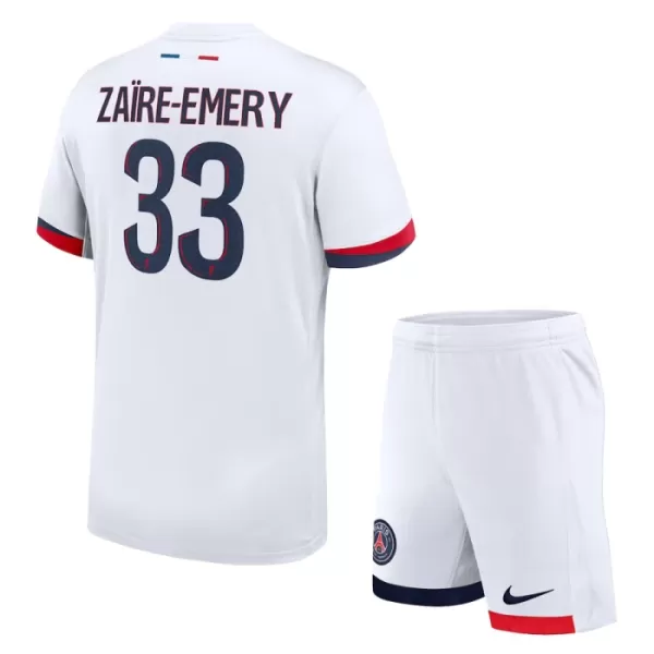 Paris Saint-Germain Zaire Emery 33 Bortedrakt Barn 2024/2025 - med Bukse