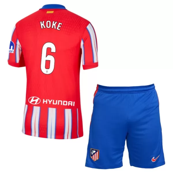 Atlético Madrid Koke 6 Hjemmedrakt Barn 2024/2025 - med Bukse