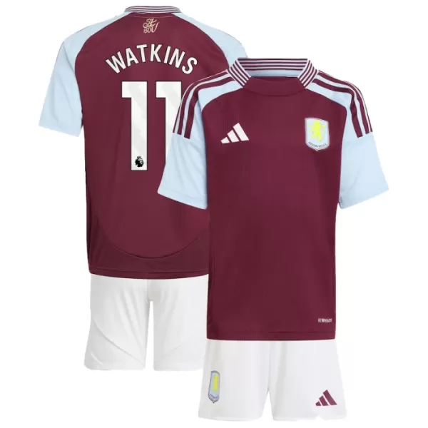 Aston Villa Watkins 11 Hjemmedrakt Barn 2024/2025 - med Bukse