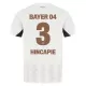 Bayer Leverkusen Piero Hincapie 3 Bortedrakt Herre 2024/2025