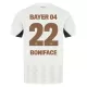 Bayer Leverkusen Victor Boniface 22 Bortedrakt Herre 2024/2025