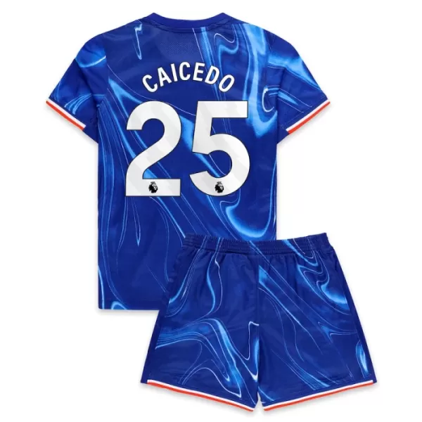 Chelsea Caicedo 25 Hjemmedrakt Barn 2024/2025 - med Bukse