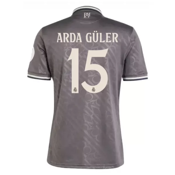 Real Madrid Arda Guler 15 Tredjedrakt Herre 2024/2025