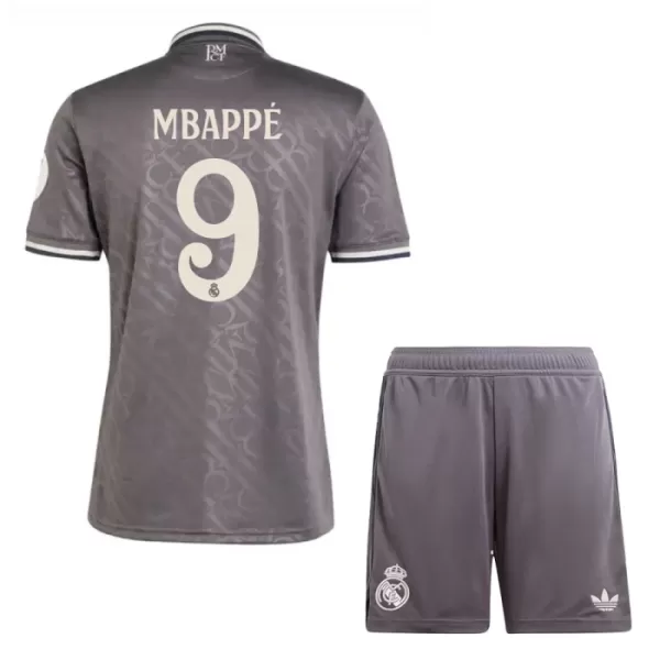 Real Madrid Mbappé 9 Tredjedrakt Barn 2024/2025 - med Bukse