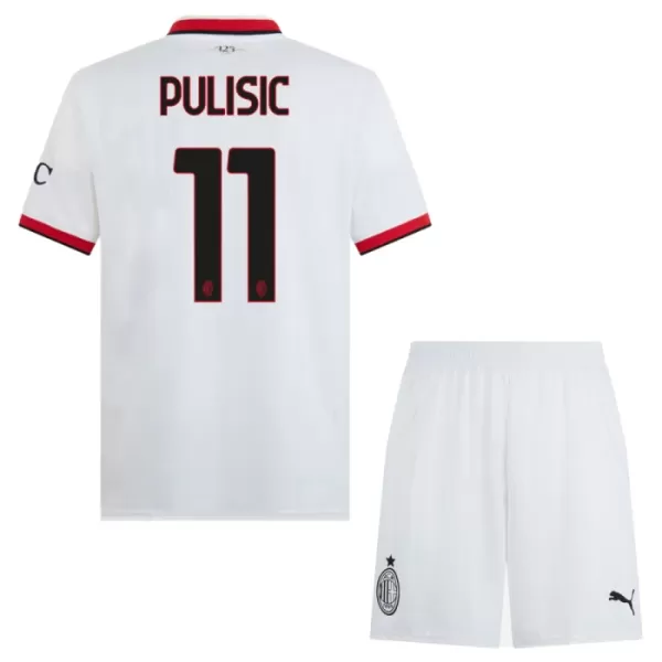 AC Milan Pulisic 11 Bortedrakt Barn 2024/2025 - med Bukse