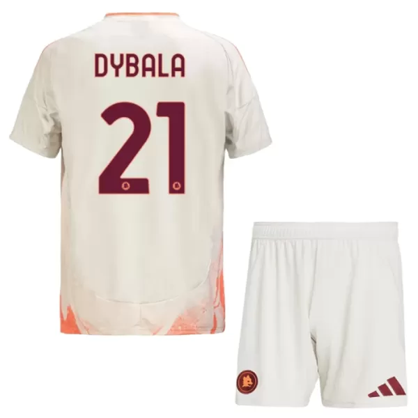 AS Roma Dybala 21 Bortedrakt Barn 2024/2025 - med Bukse