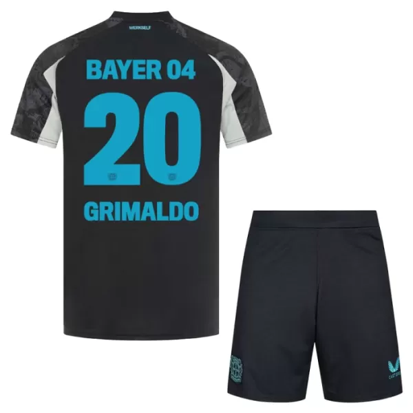 Bayer Leverkusen Alejandro Grimaldo 20 Tredjedrakt Barn 2024/2025 - med Bukse