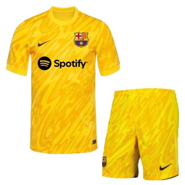 FC Barcelona Keeper Bortedrakt Barn 2024/2025 - med Bukse