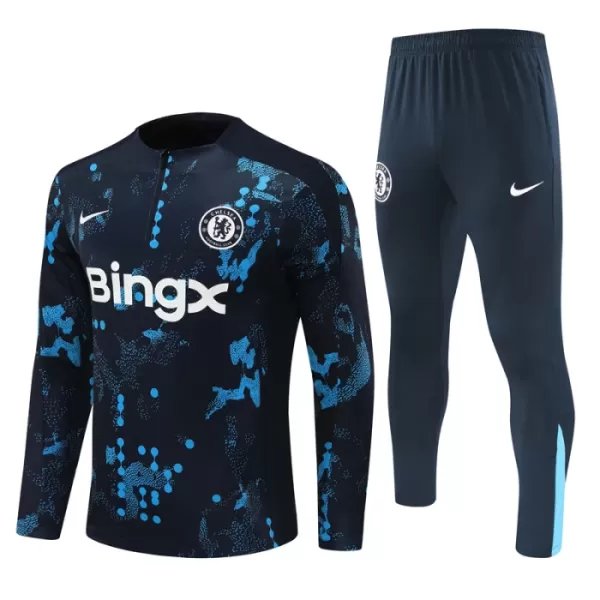 Chelsea Kvart-Zip Trenings Collegegenser Herre 2024/2025 Navy