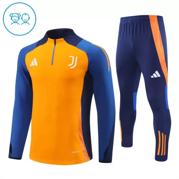 Juventus Kvart-Zip Trenings Collegegenser Barn 2024/2025 Oransje