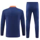 Manchester United Kvart-Zip Trenings Collegegenser Herre 2024/2025 Navy