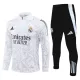 Real Madrid Kvart-Zip Trenings Collegegenser Herre 2024/2025 Hvit