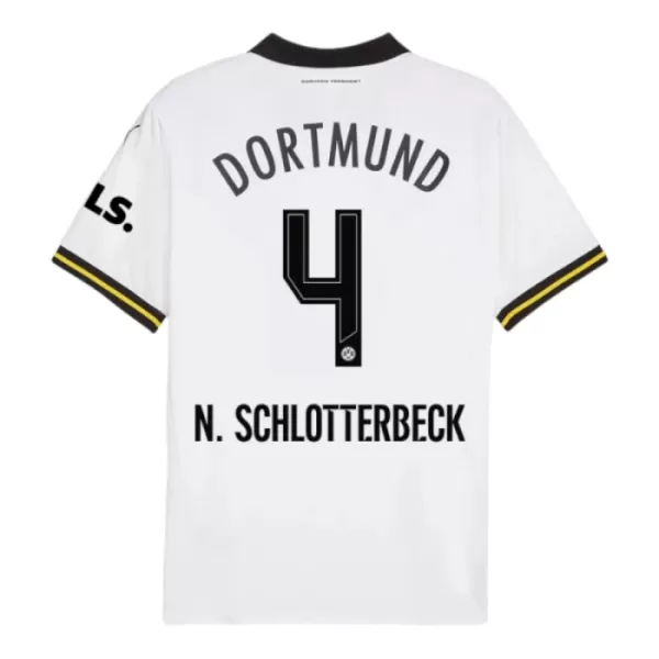 Borussia Dortmund N. Schlotterbeck 4 Tredjedrakt Barn 2024/2025 - med Bukse