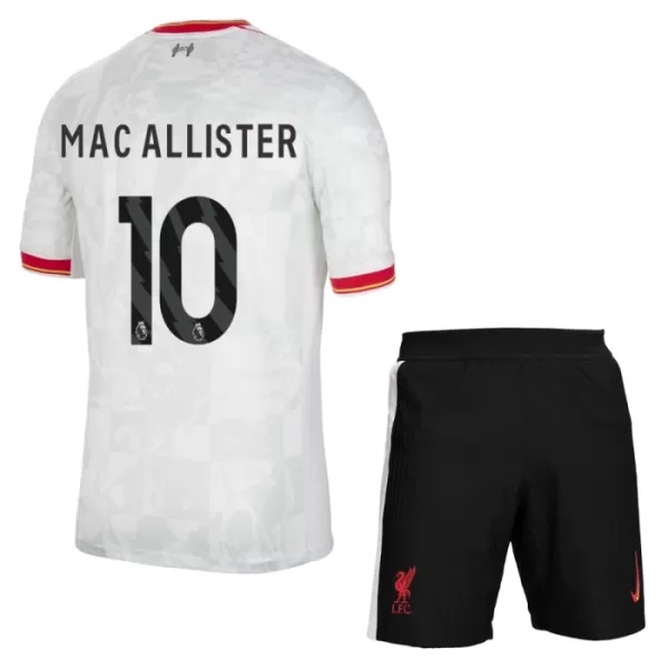 Liverpool Mac Allister 10 Tredjedrakt Barn 2024/2025 - med Bukse