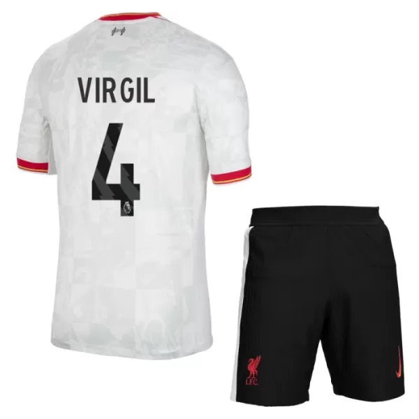 Liverpool Virgil 4 Tredjedrakt Barn 2024/2025 - med Bukse