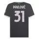 AC Milan Pavlovic 31 Tredjedrakt Herre 2024/2025