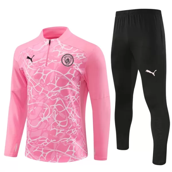 Manchester City Kvart-Zip Trenings Collegegenser Herre 2024/2025 Rosa