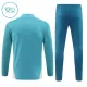 Olympique de Marseille Teal Version Kvart-Zip Trenings Collegegenser Barn 2024/2025