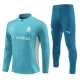 Olympique de Marseille Teal Version Kvart-Zip Trenings Collegegenser Herre 2024/2025