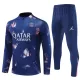 Paris Saint-Germain Kvart-Zip Trenings Collegegenser Herre 2024/2025 Navy