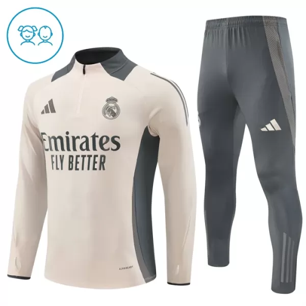 Real Madrid Kvart-Zip Trenings Collegegenser Barn 2024/2025