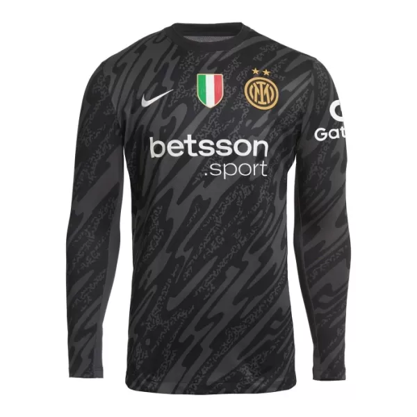 Inter Milan Keeper Drakt Herre 2024/2025 Langermet Svart