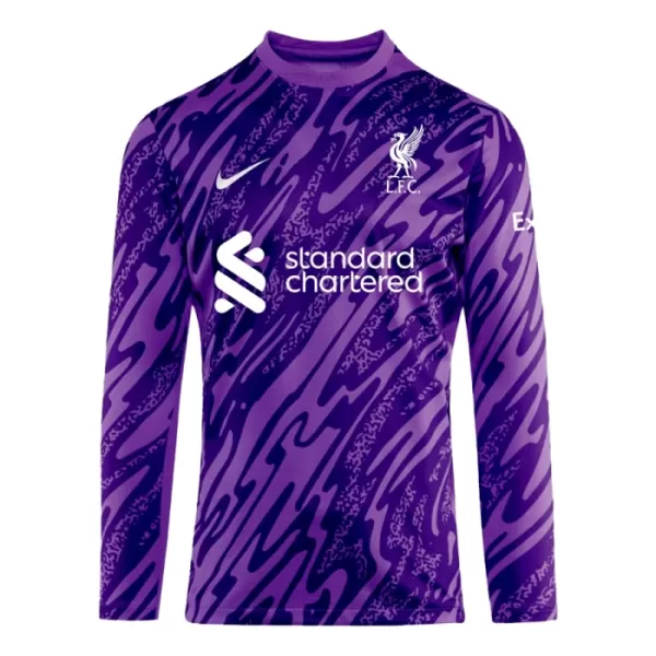 Liverpool Keeper Drakt Herre 2024/2025 Langermet Lilla