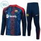 Barcelona Kvart-Zip Trenings Collegegenser Barn 2024/2025 Navy