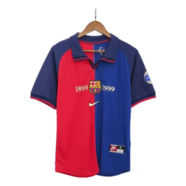 Barcelona 1999-00 Hjemmedrakt Herre Retro