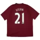 Manchester City Silva 21 2012-13 Bortedrakt Herre