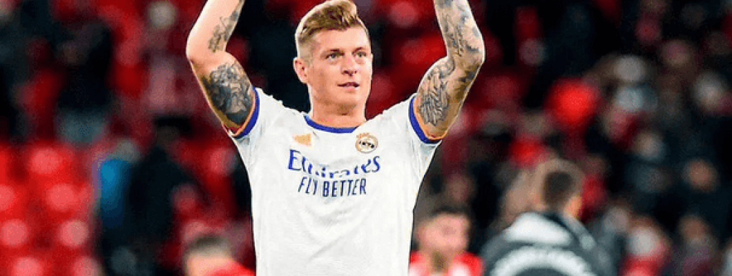 Kroos fortsetter å bli hos laget og fornyer kontrakten med Real Madrid for ett år